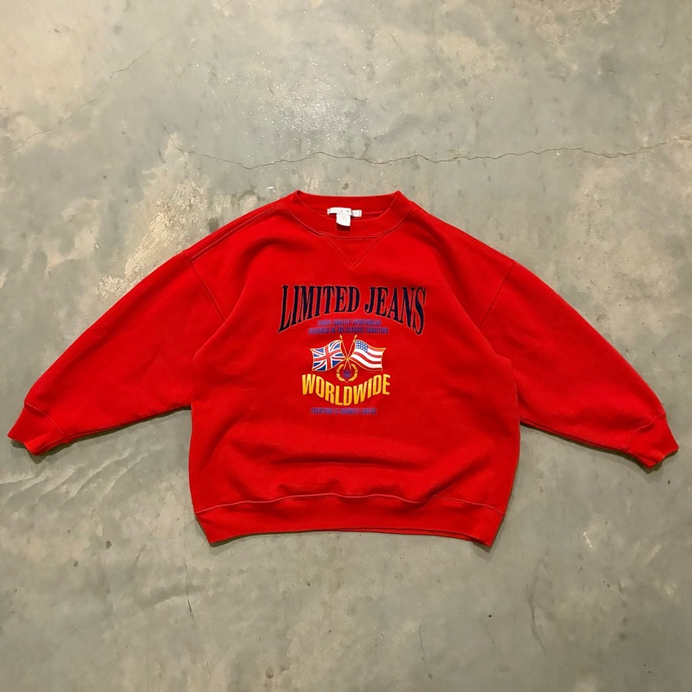 Red Vintage Sweatshirt